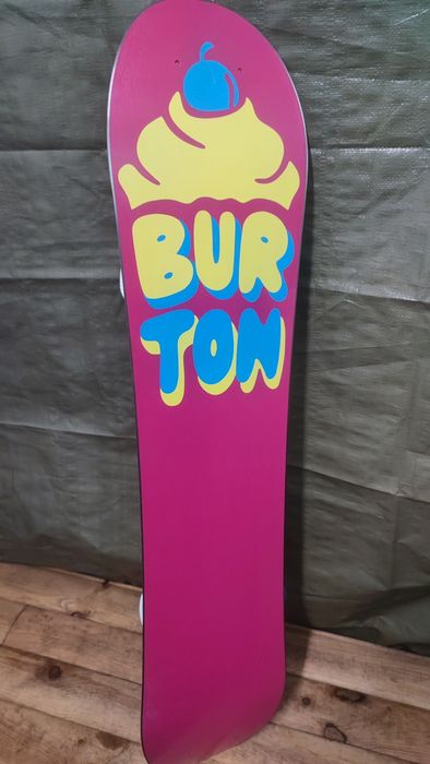 Nr 71 Deska dziecięca snowboardowa Burton Chicklet 100 cm + wiązania