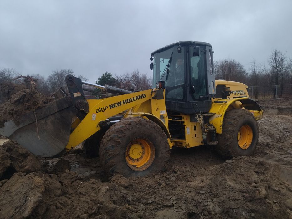 Usługi koparka kołowa gąsienicowa spycharka walec minikoparka młot