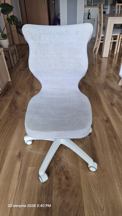 Entelo, Petit, obrotowe krzesło do biurka dla dziecka, wzrost 119-142 cm, szare