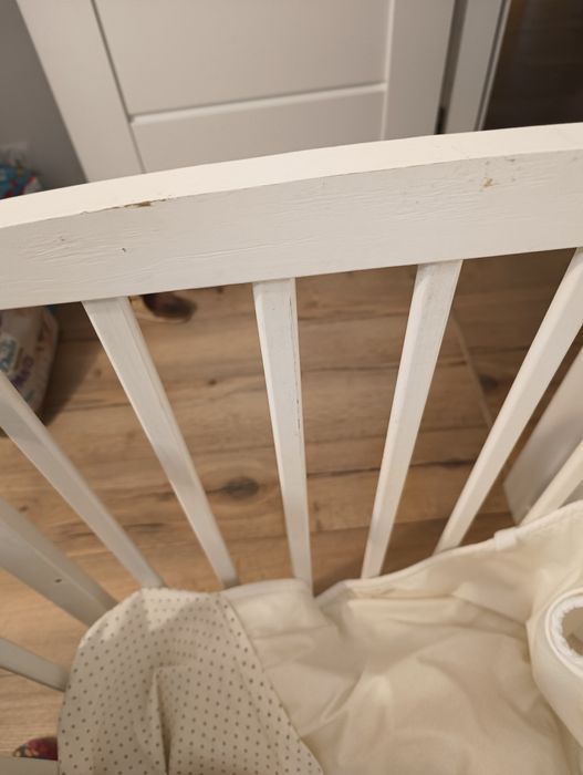 Łóżeczko niemowlęce plus materac i ochraniacz