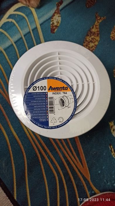 Kratka wentylacyjna okrągła , średnica 100