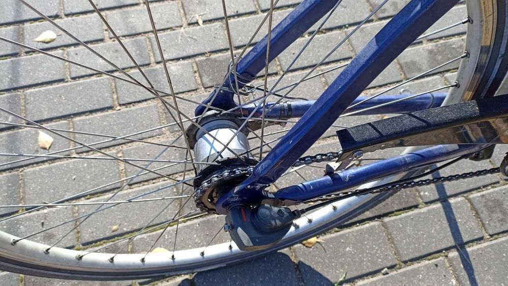 Koło tylne kompletne Sach S7, Sram, Spectro, piasta 7-biegowa - 28"