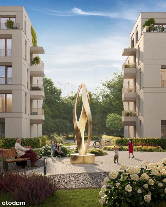 3-pokojowe mieszkanie 44m2 + balkon