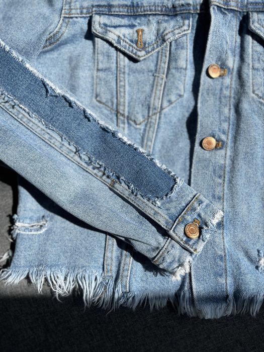 Zara trf denim S-M kurtka jeansowa