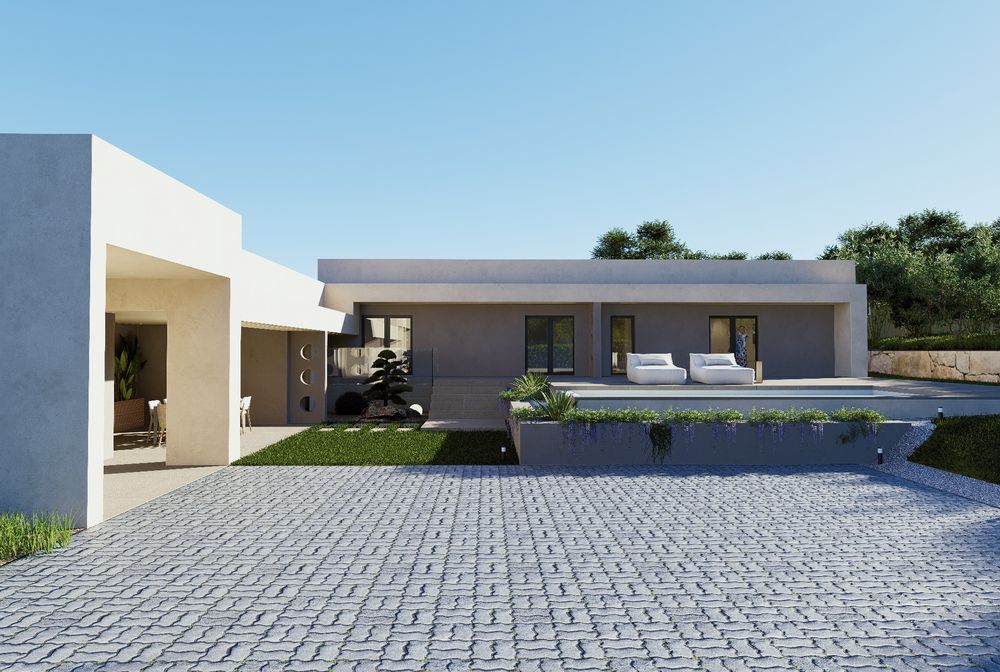 Moradia Moderna com Piscina — Arredores de Pombal