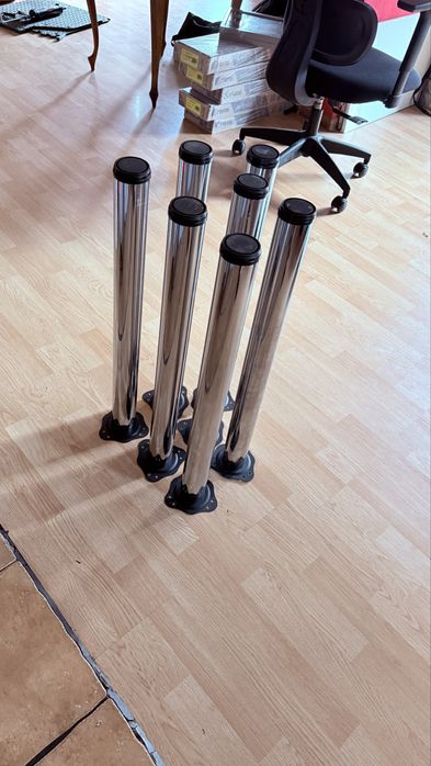 Noga meblowa chrom 7 szt