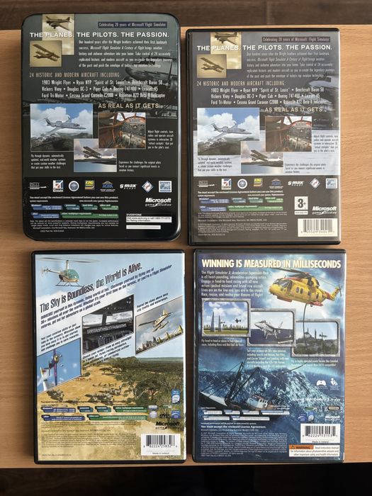 Microsoft Flight Simulator 2004 та X, PC, ліцензія