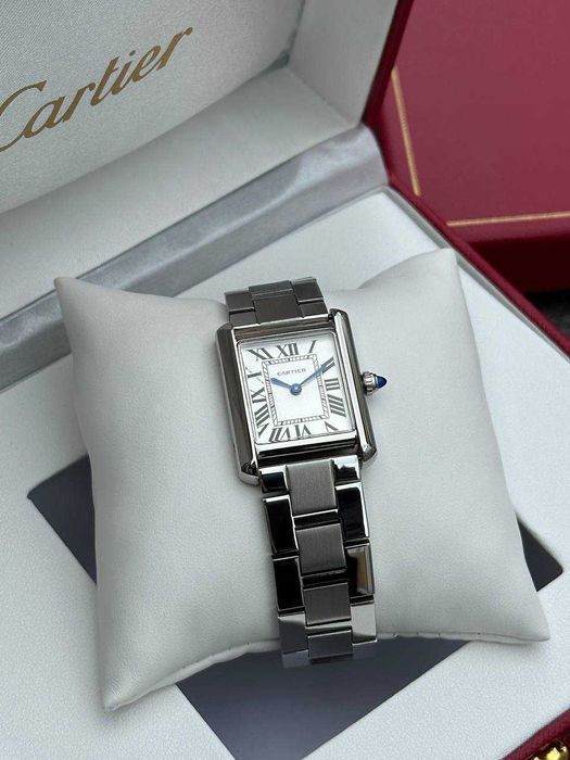 Швейцарские женские часы Cartier Tank Solo Lady (Картье). Топ качество