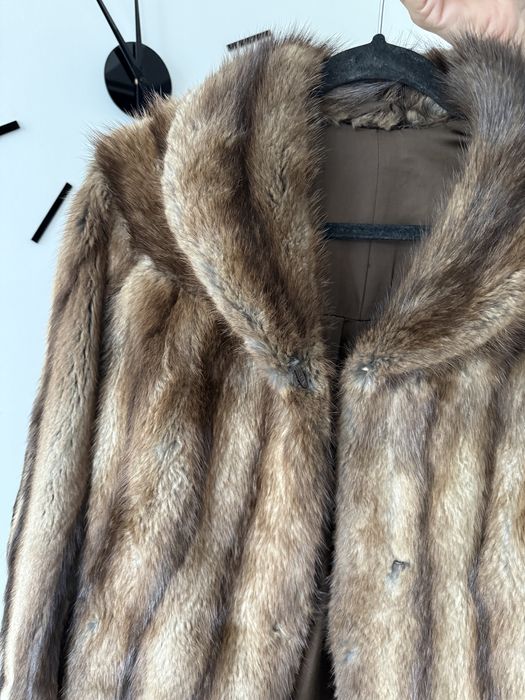 Futro naturalne brazowe