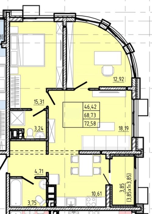 Commercial real estate at (area 73 m²) - Atlanta.ua - photo 9