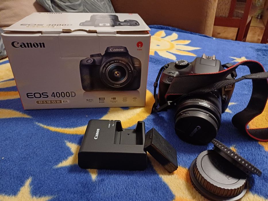 Canon eos 4000d lustrzanka