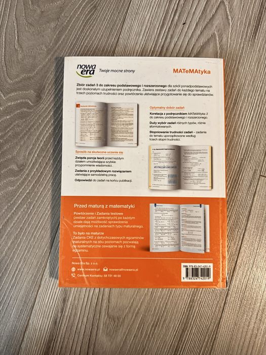 Zbior zadan matematyka 3 nowa era