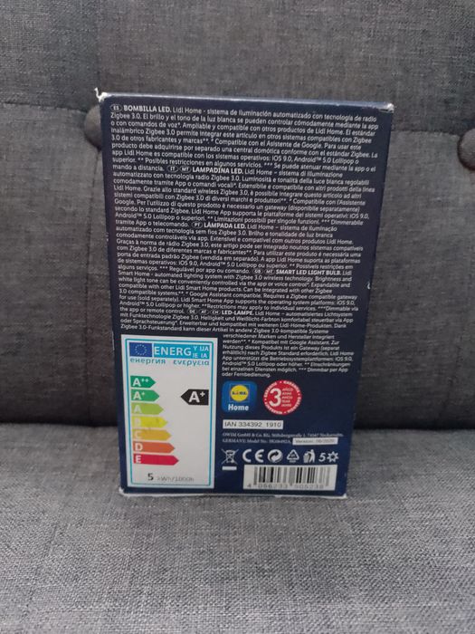 Livarno Smart home. Inteligentna żarówka LED