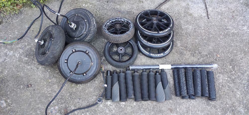Руль xiaomi, мотор колеса 6.5 350W,гріпси і тд.