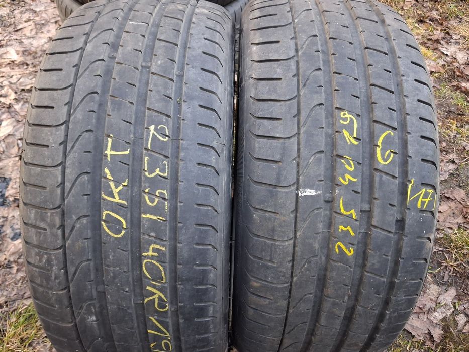 Cena za 2 sztuki wysyłka opony letnie pirelli 235/40r19