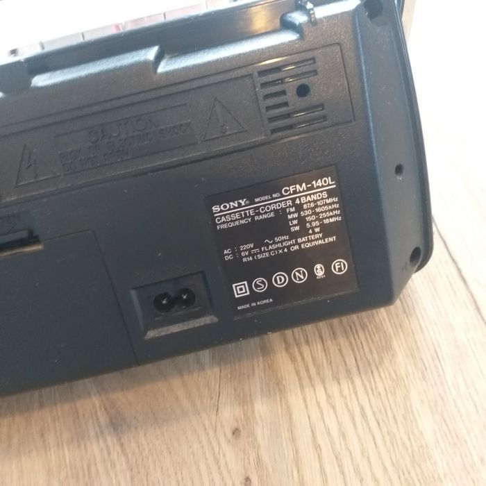 Radiomagnetofon sony cfm-140L rarytas Klasyk