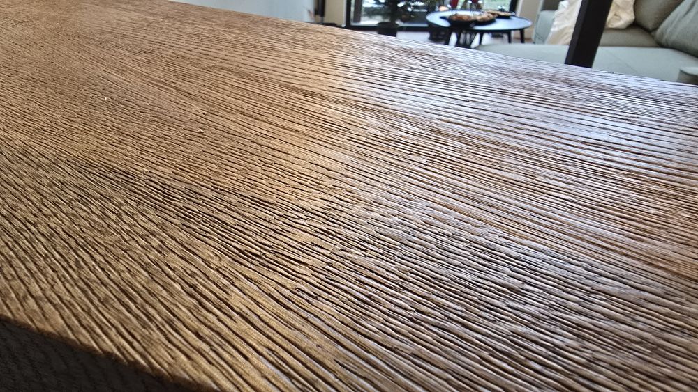 Konsola LOFT blat dębowy