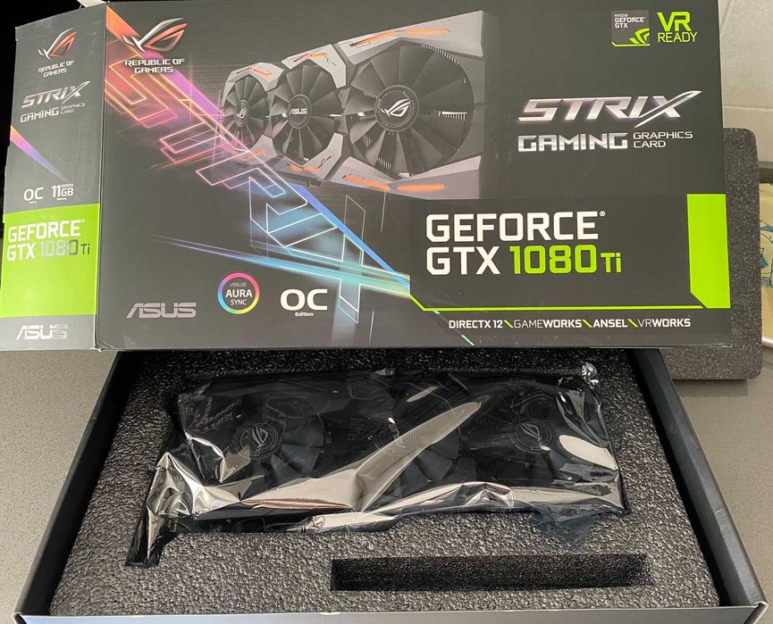 GTX 1080 TI OC 11GB ASUS rog strix Odivelas • OLX Portugal