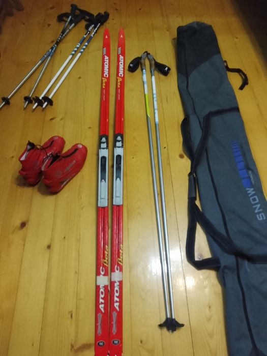 Горные лыжи Atomic Beta,ботинки 39-40р.Чехол.