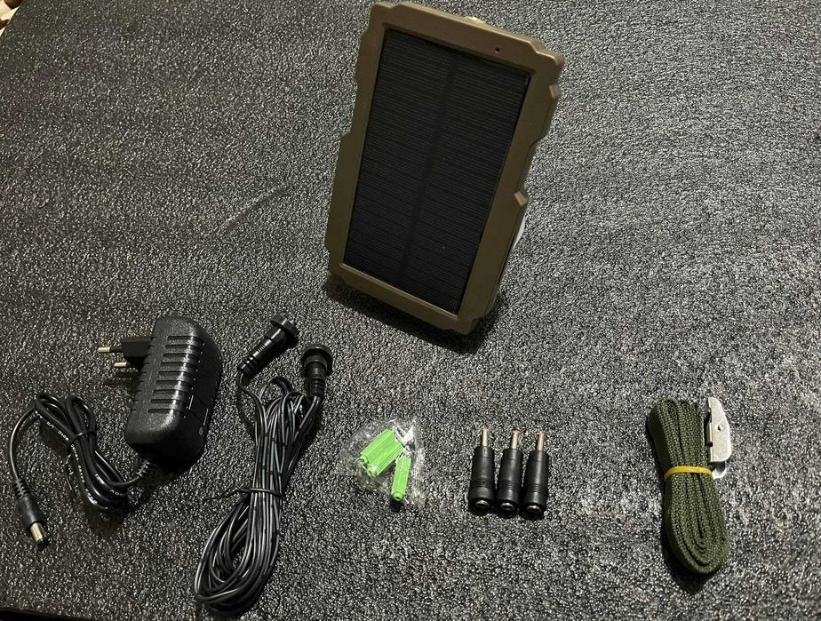 NOVO Painel solar c/ BATERIA 9v para câmaras de caça