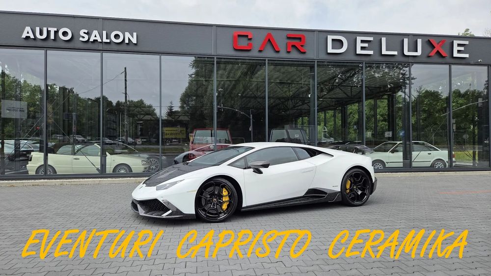 Lamborghini Huracan CAPRISTO EXHAUST / EVENTURI / CERAMIKA / Żółte obszycia / Alufelgi 20