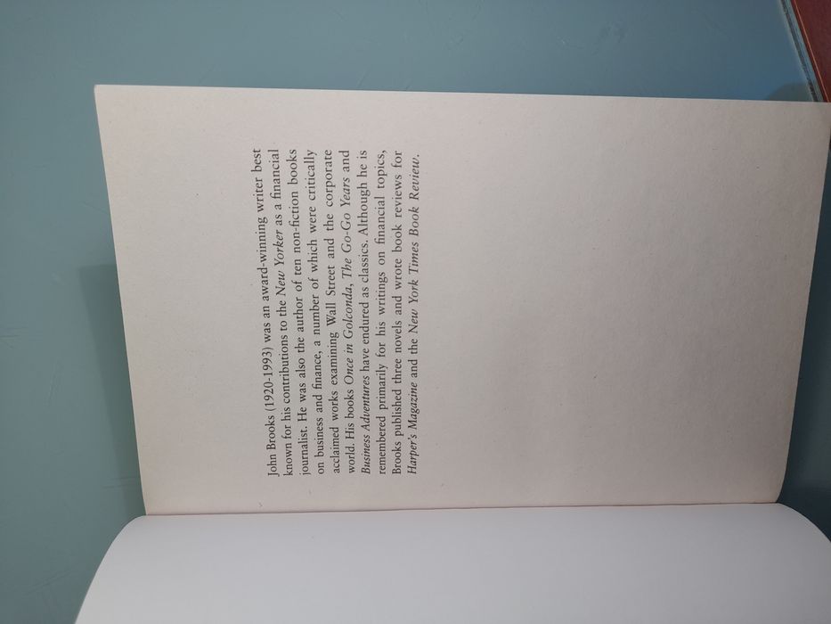 Business Adventures - John Brooks