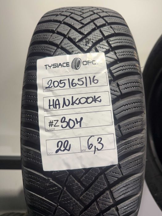 Opony Zimowe 205/65/16 Hankook WinterIceptRS3 #Z307