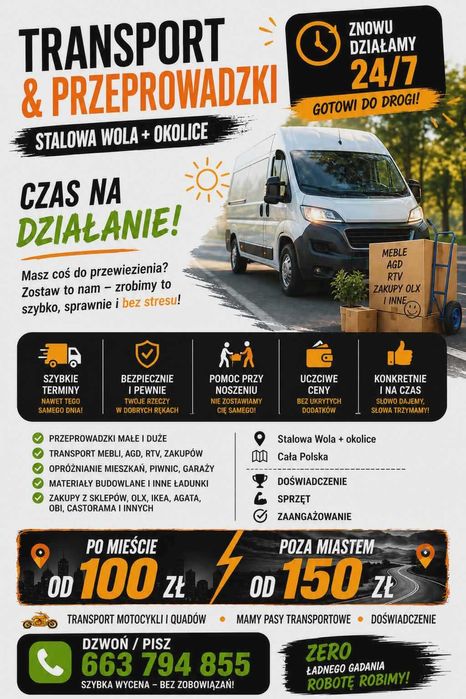 Transport i przeprowadzki | Wnoszenie | Stalowa Wola