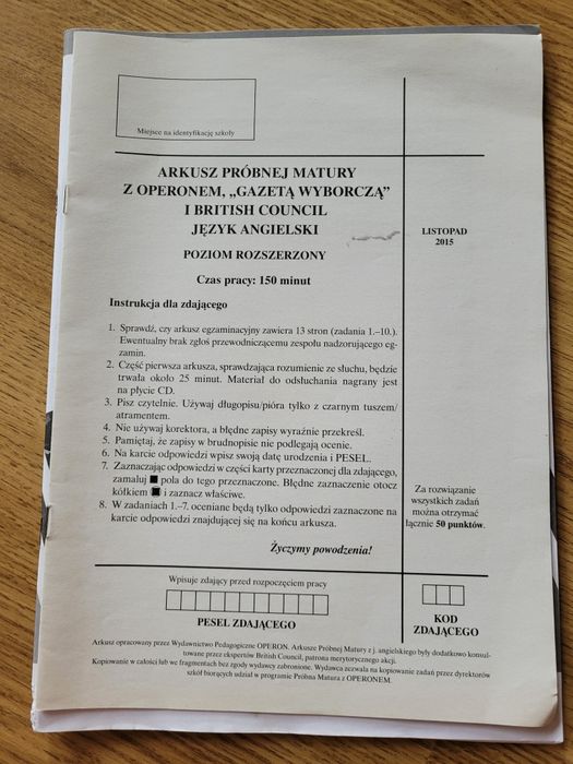 MATURA repetytorium Macmillan + arkusze