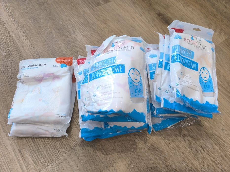 Śliniaczki jednorazowe (Bocioland i Babyono)