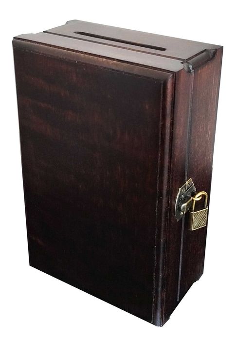 Деревяна копілка скарбничка ручної роботи Український сувенір