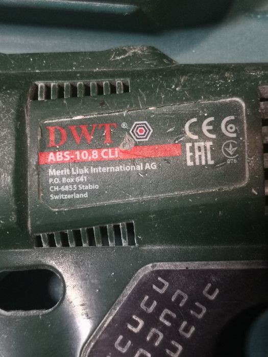 Дрель шуруповёрт dwt sbs 10.8 cli