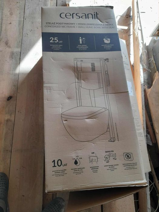 Stelaż podtynkowy wc Cersanit pneumat aqua 50