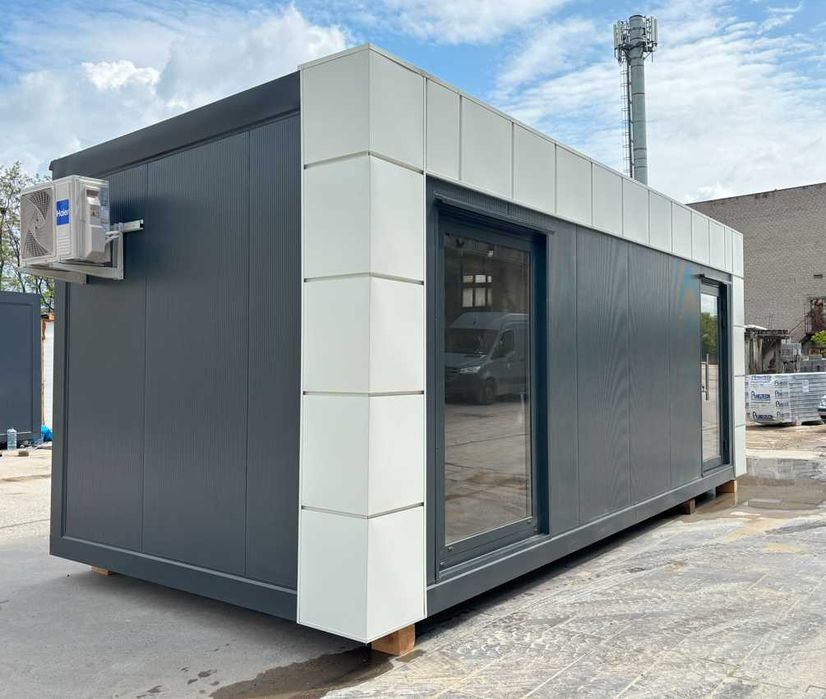 Kontener Biurowy Handlowy Usługowy Sklep mobilny / PAWILONY OD RĘKI