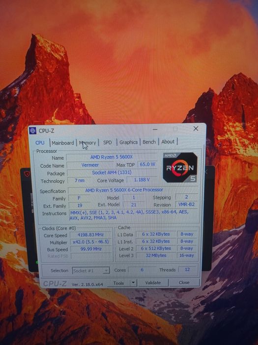 Комплект Ryzen5 5600x, Asus tuf b450, 16gb ozy продам