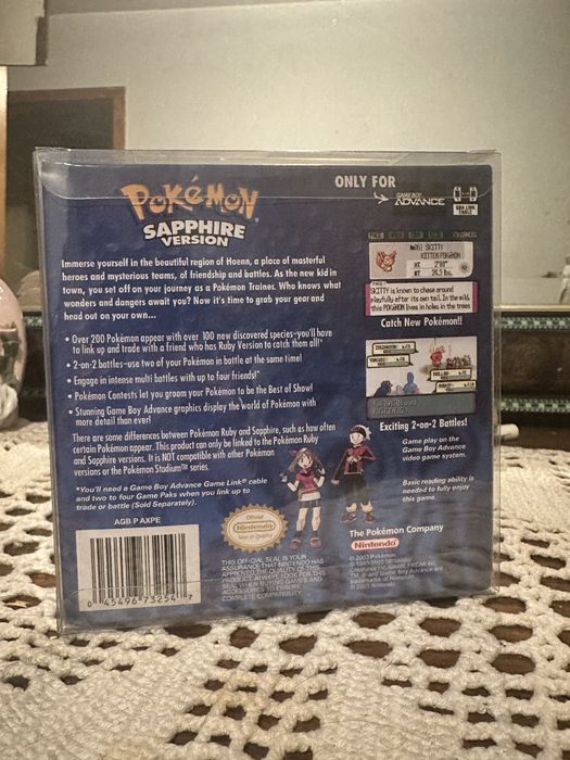 Pack Pokémon Ruby + Pokémon Sapphire (GBA) - 100% Originais + Caixa