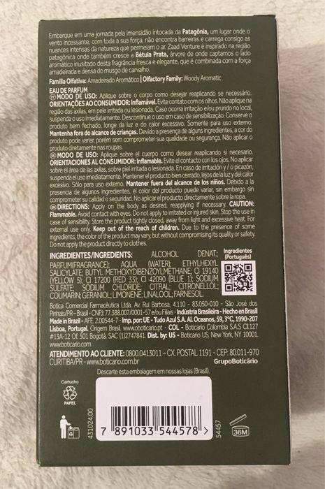 Perfume masculino Zaad da Boticário