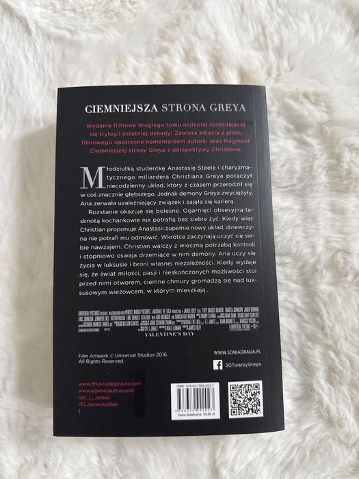 ciemniejsza strona greya e l james