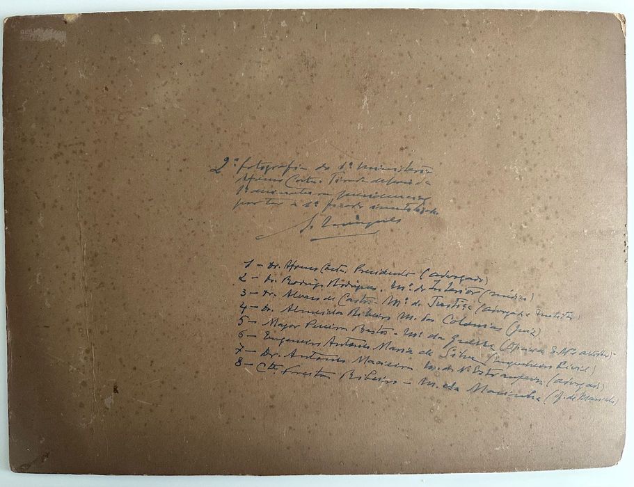 Fotografia inédita do 1º Governo presidido por Afonso Costa em 1913