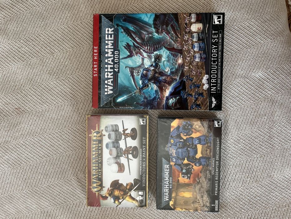 Warhammer 40K Zestaw Startowy, Figurka, Farby Games Workshop 2023 nowy