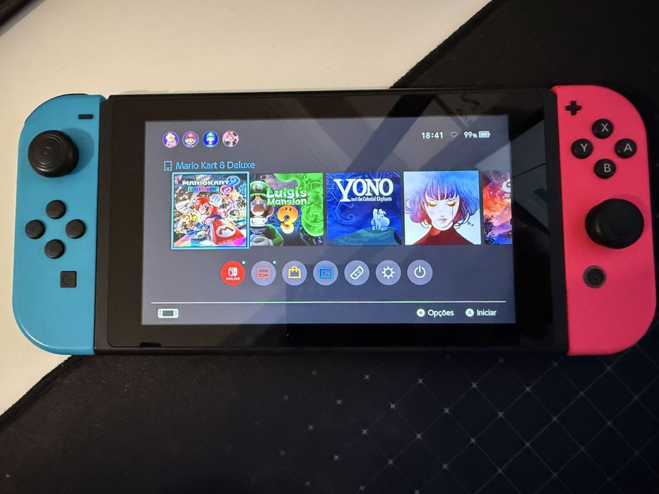 Nintendo Switch V0 - versão que pode ser desbloqueada