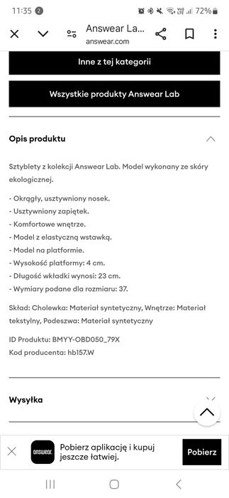 Answear Lab sztyblety