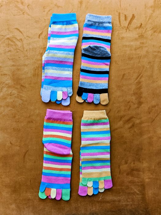 4x skarpetki z palcami