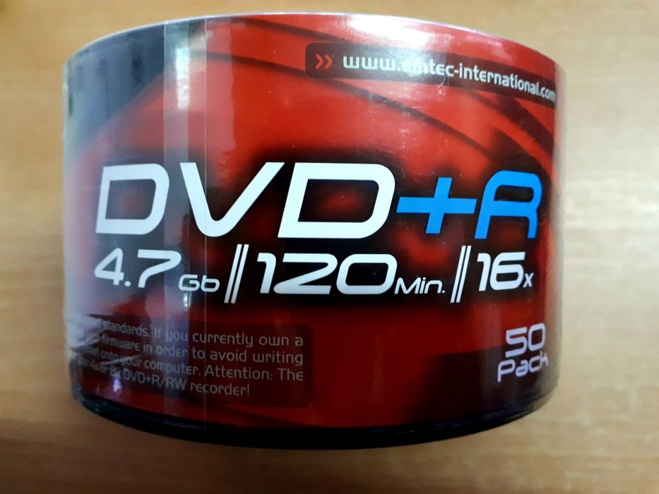 CD/DVD/DVD+R 4.7 Gb Emtec чистые диски болванки ОПТ Киев