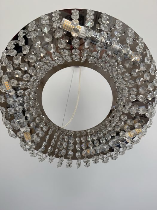 Lampa glamour z krysztalkami zyrandol