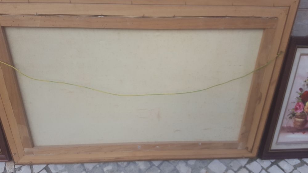 3 lindas pinturas a óleo em tela