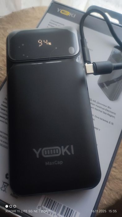 Повербанк Yoki MaxCap 22.5w 10000mAh
