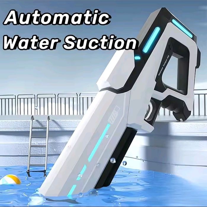 Водяний бластер електричний пістолет, акумуляторний, водний електро