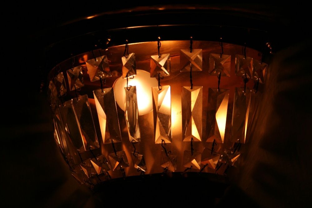 Candeeiro de Parede - Cristais - Iluminação