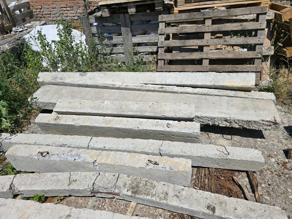 Бетонні перемички, на ворота, двері, вікна, різні розміри